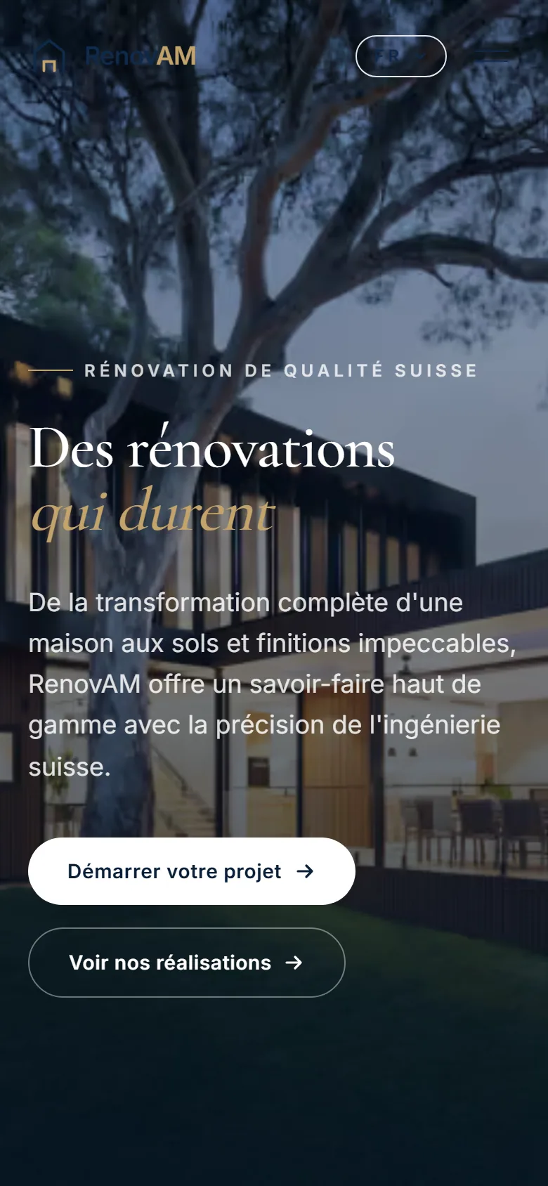 Demo RenovAM në telefon